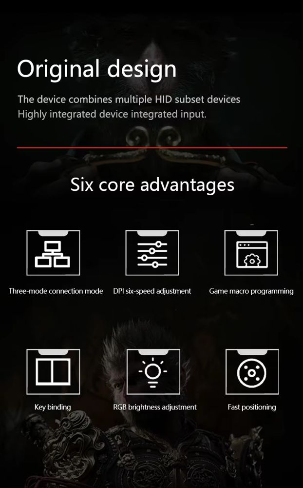 XTSTAR 623 Gaming Mouse - Macro-enabled Mouse - XTSTAR