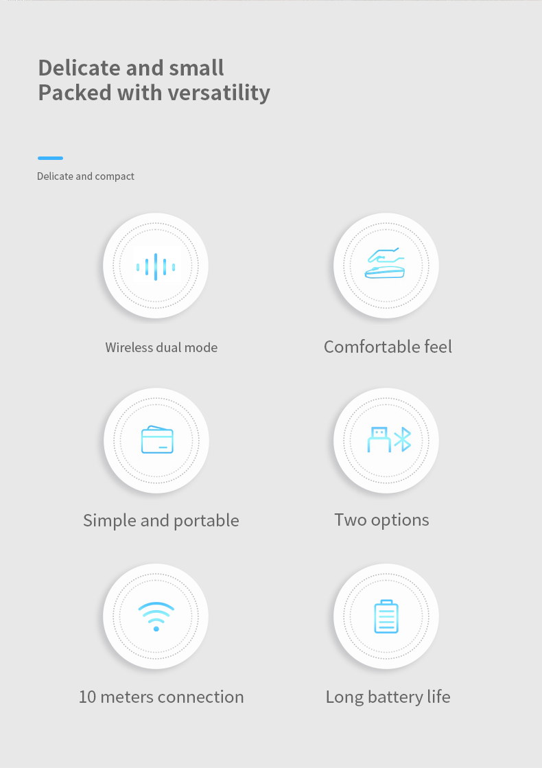 XTSTAR 7008 Wireless Mouse - product detail 10