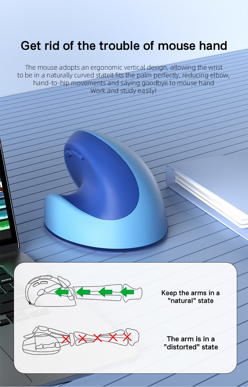 XTSTAR 891 Ergonomic Vertical Mouse - product detail 04