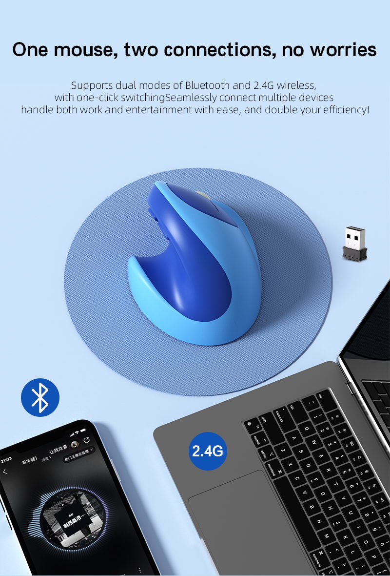 XTSTAR 891 Ergonomic Vertical Mouse - product detail 06