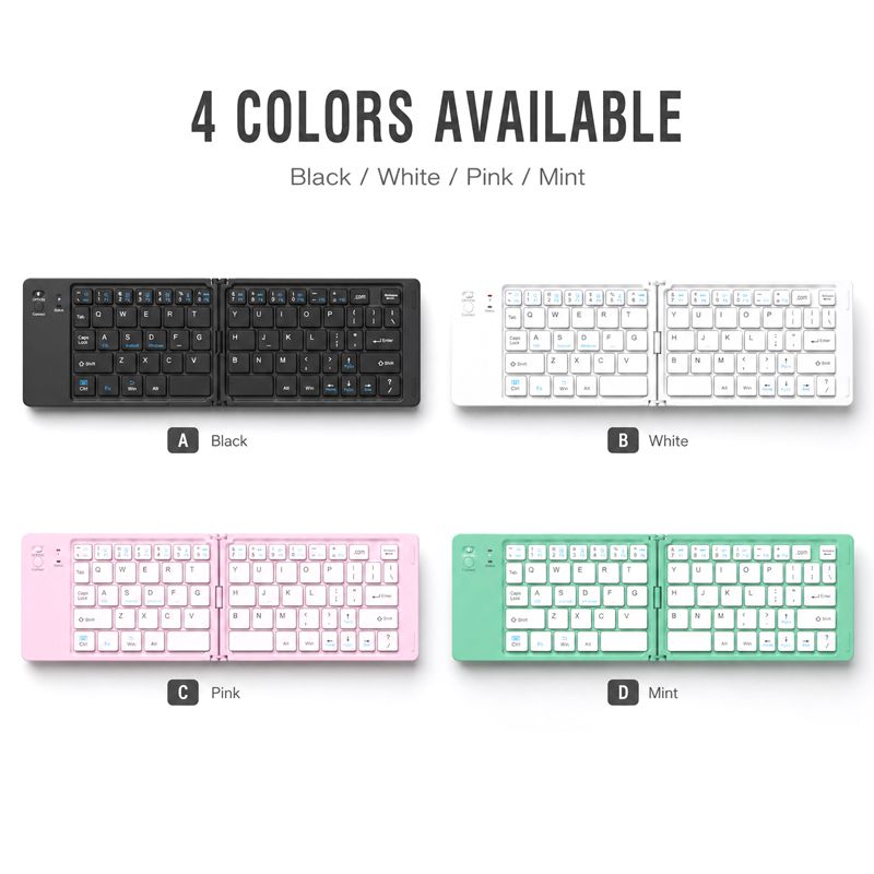 XTSTAR K023 Foldable Wireless Keyboard - Foldable Keyboard - XTSTAR