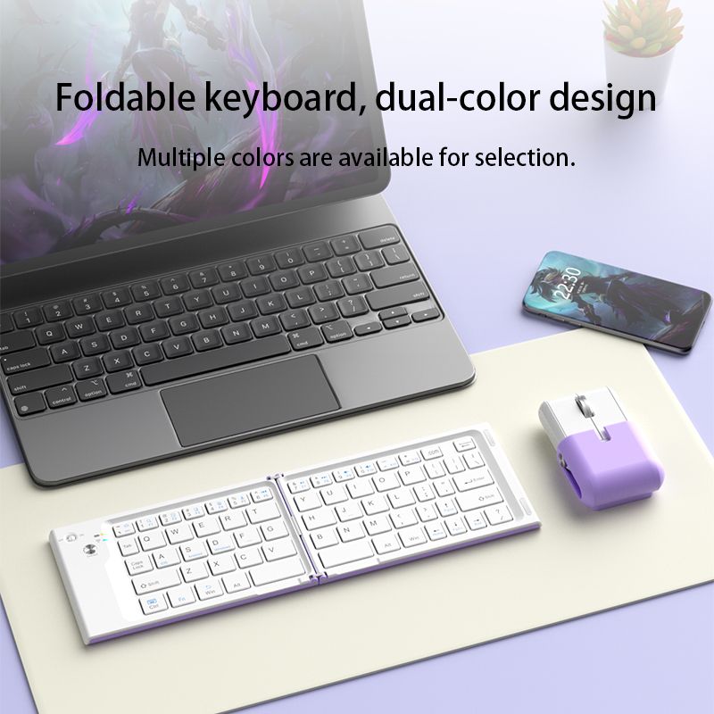 XTSTAR K024 Foldable Wireless Keyboard - Foldable Keyboard - XTSTAR