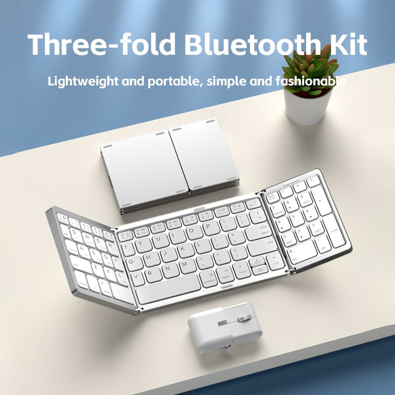 XTSTAR K029+4028 Foldable Keyboard & Mouse Combo - Foldable Keyboard - XTSTAR