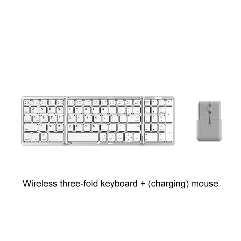XTSTAR K029+4028 Foldable Keyboard & Mouse Combo - Foldable Keyboard - XTSTAR