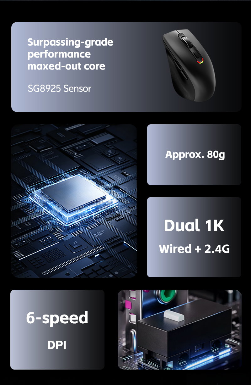 XTSTAR GM03 Gaming Mouse - product detail 02