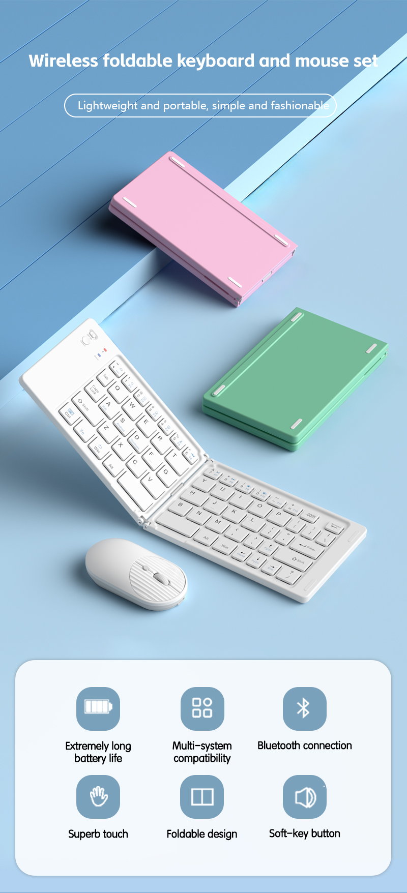 XTSTAR K018+4018 Wireless Keyboard & Mouse Combo - product detail 01