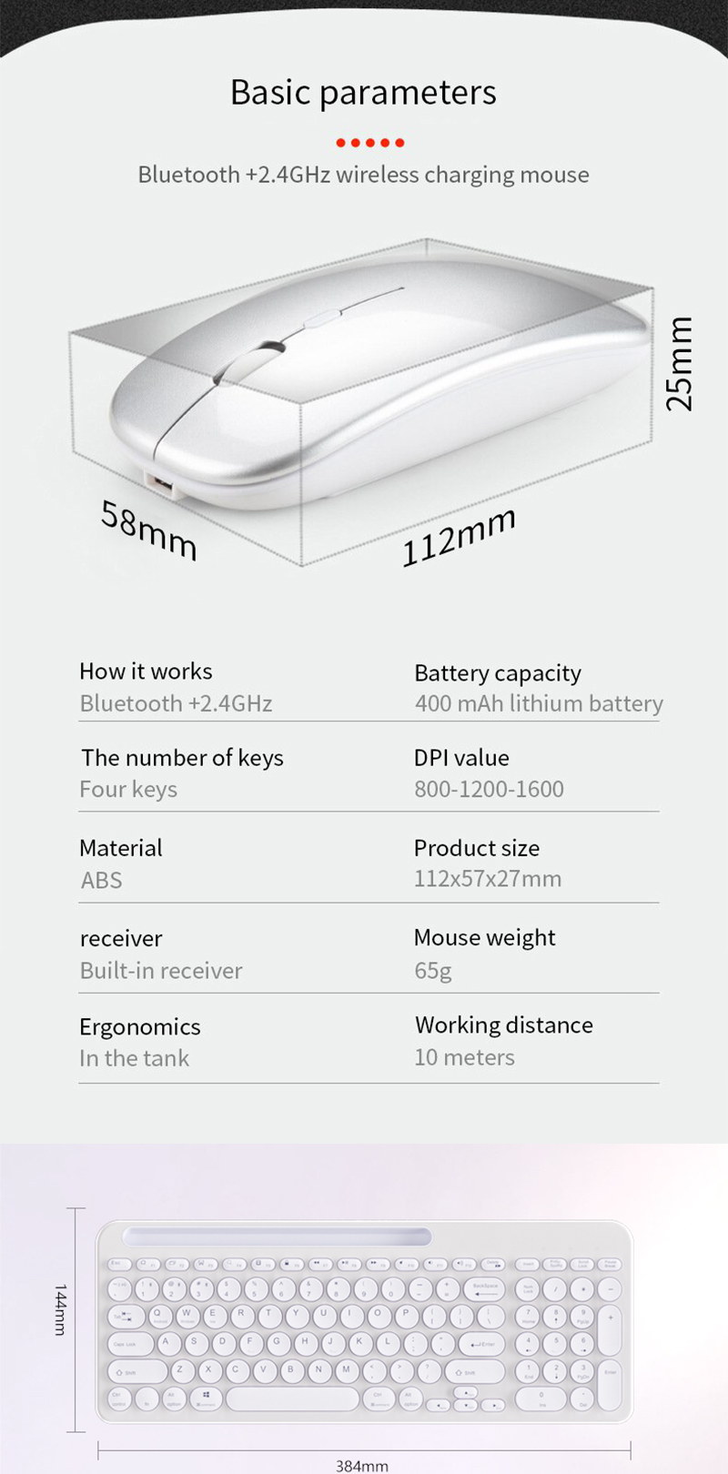 XTSTAR K020 Wireless Keyboard - product detail 08