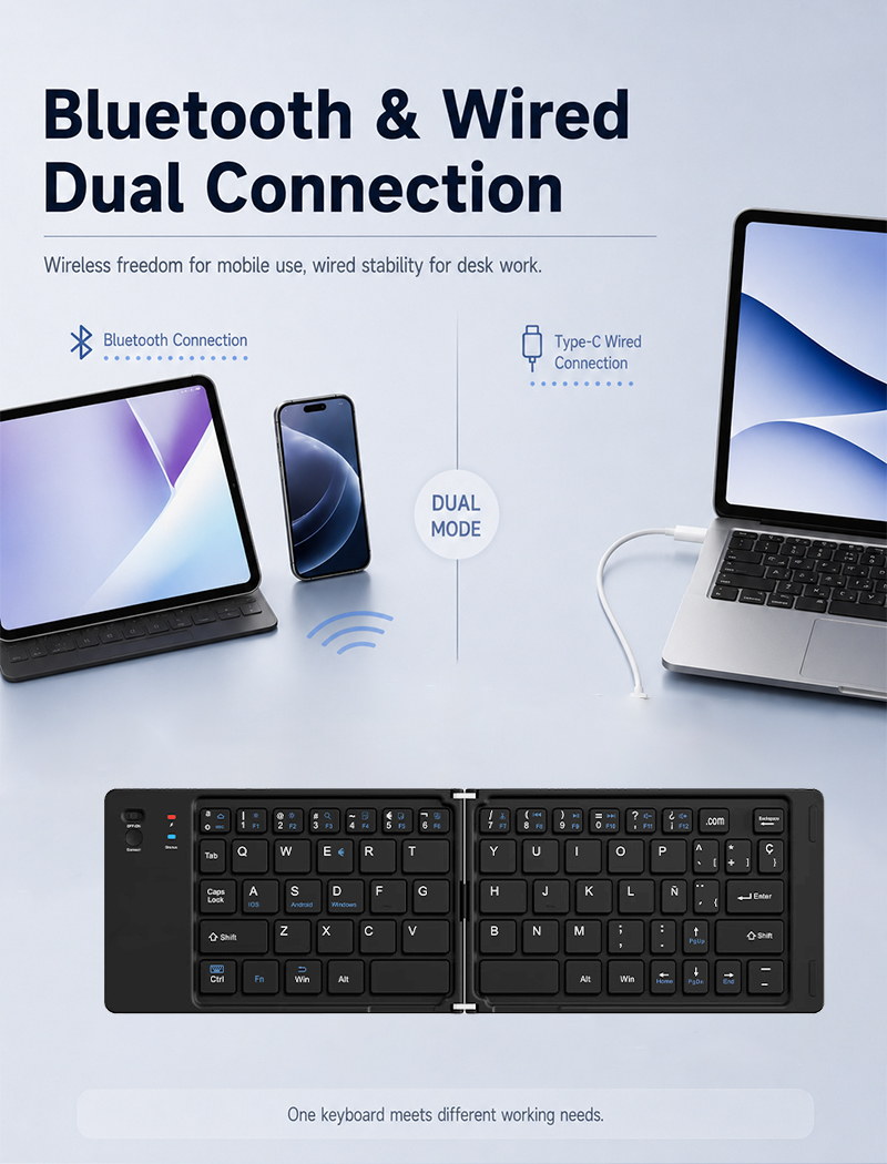 XTSTAR K023 Foldable Wireless Keyboard - product detail 04