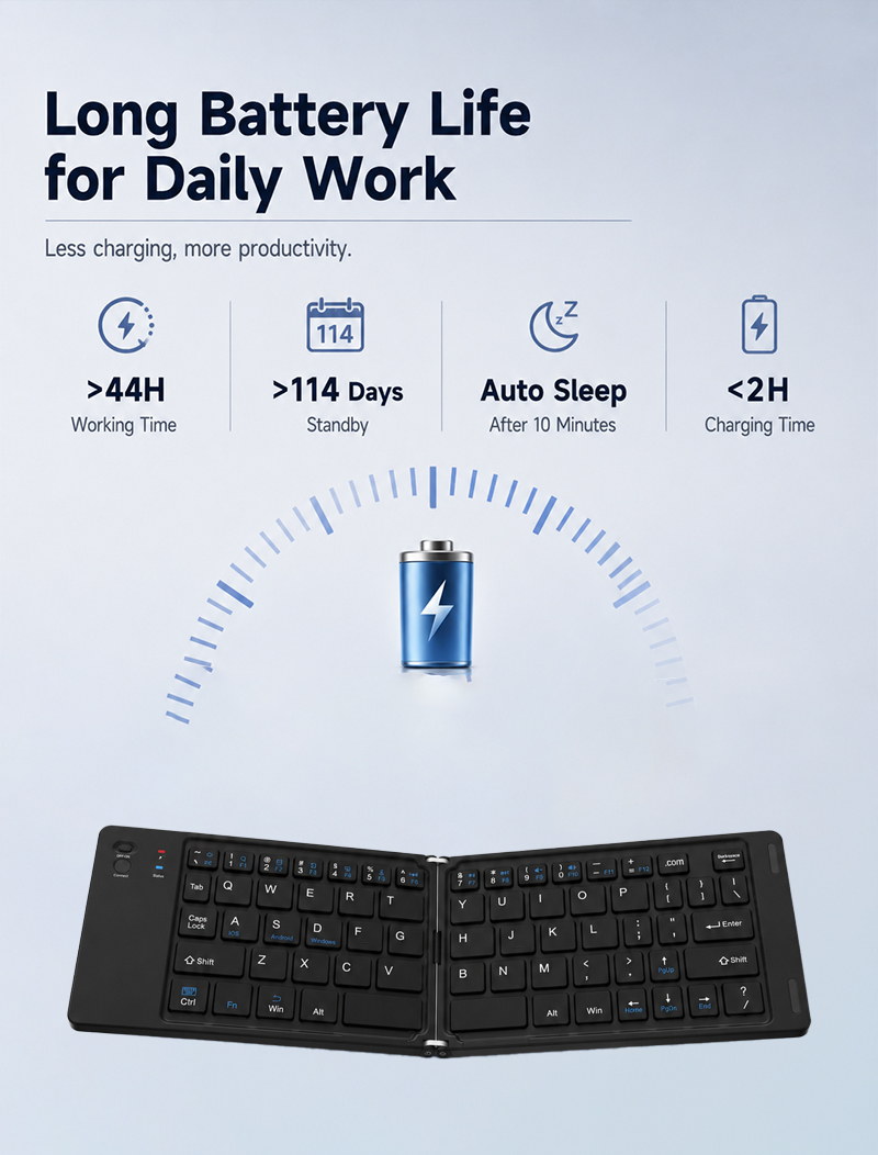 XTSTAR K023 Foldable Wireless Keyboard - product detail 07