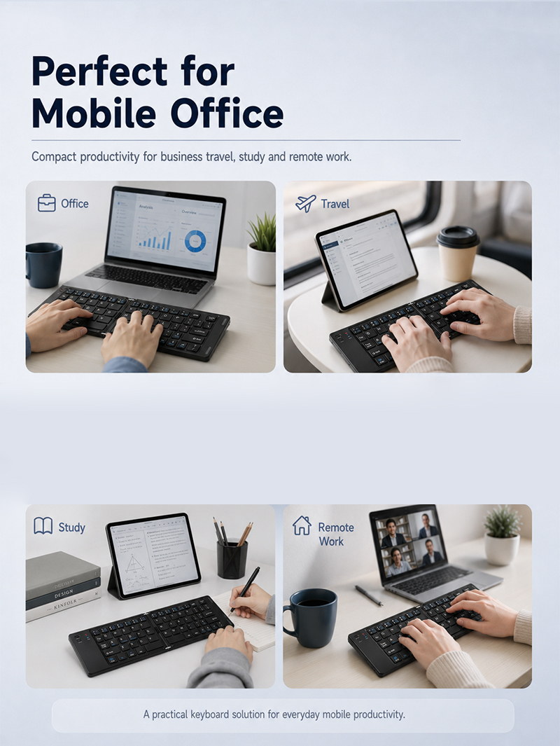 XTSTAR K023 Foldable Wireless Keyboard - product detail 10