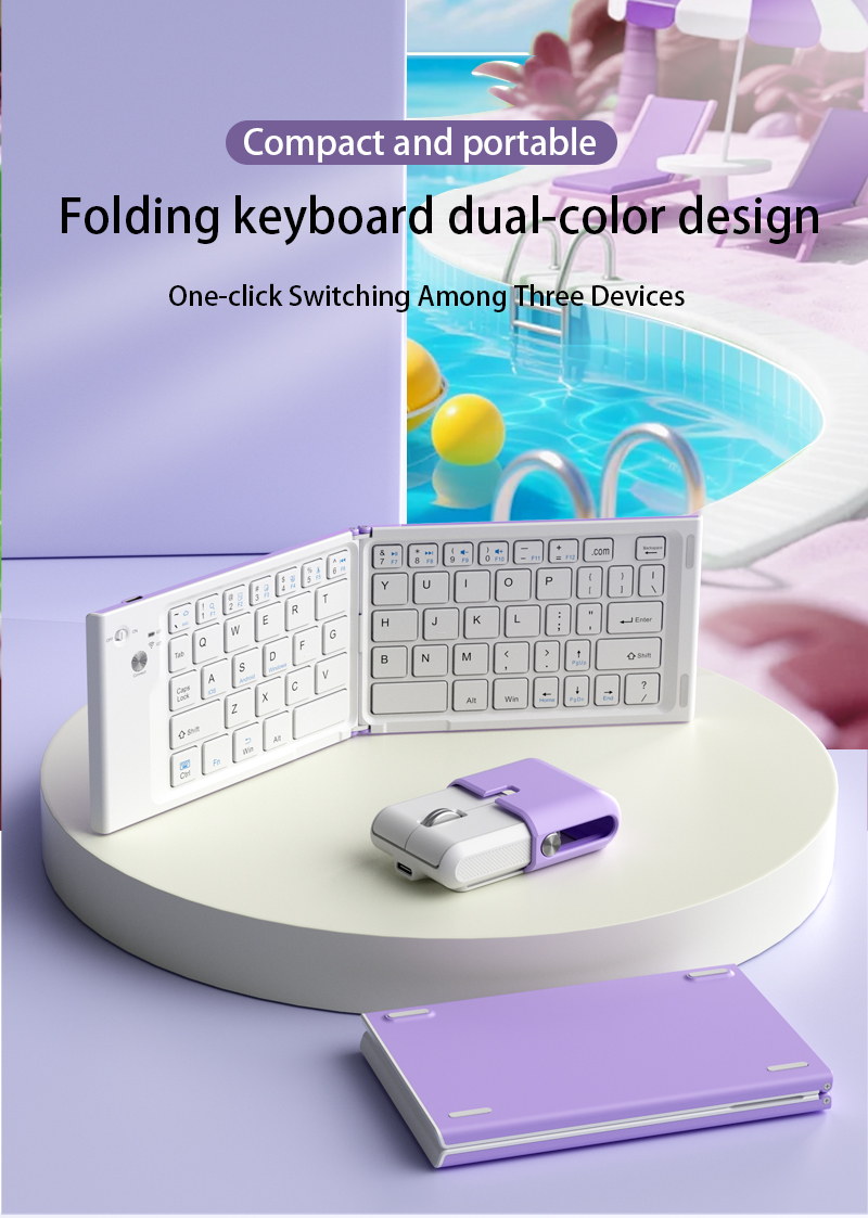 XTSTAR K024 Foldable Wireless Keyboard - product detail 01