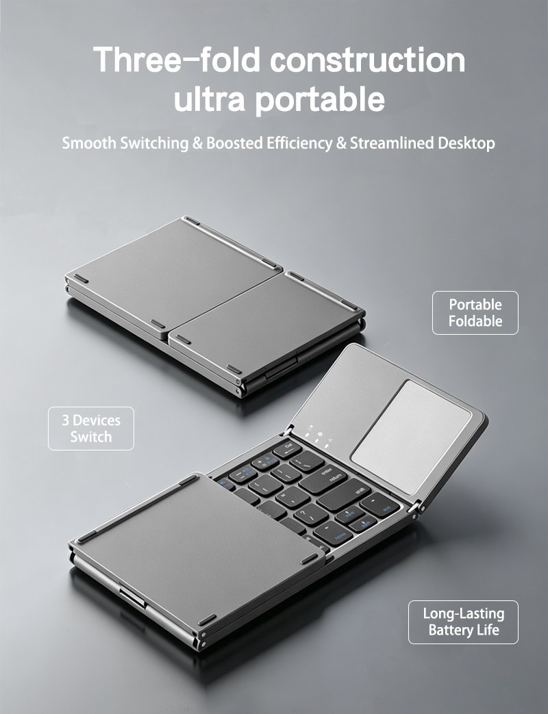 XTSTAR K027 Foldable Wireless Keyboard - product detail 01
