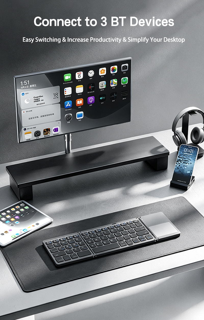 XTSTAR K027 Foldable Wireless Keyboard - product detail 03