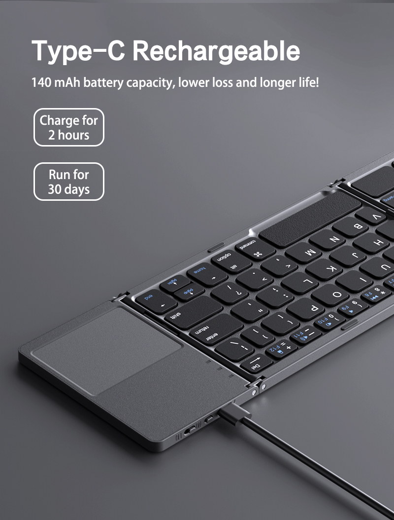 XTSTAR K027 Foldable Wireless Keyboard - product detail 05
