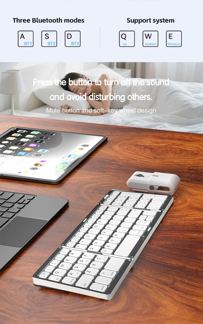 XTSTAR K029+4028 Foldable Keyboard & Mouse Combo - product detail 03