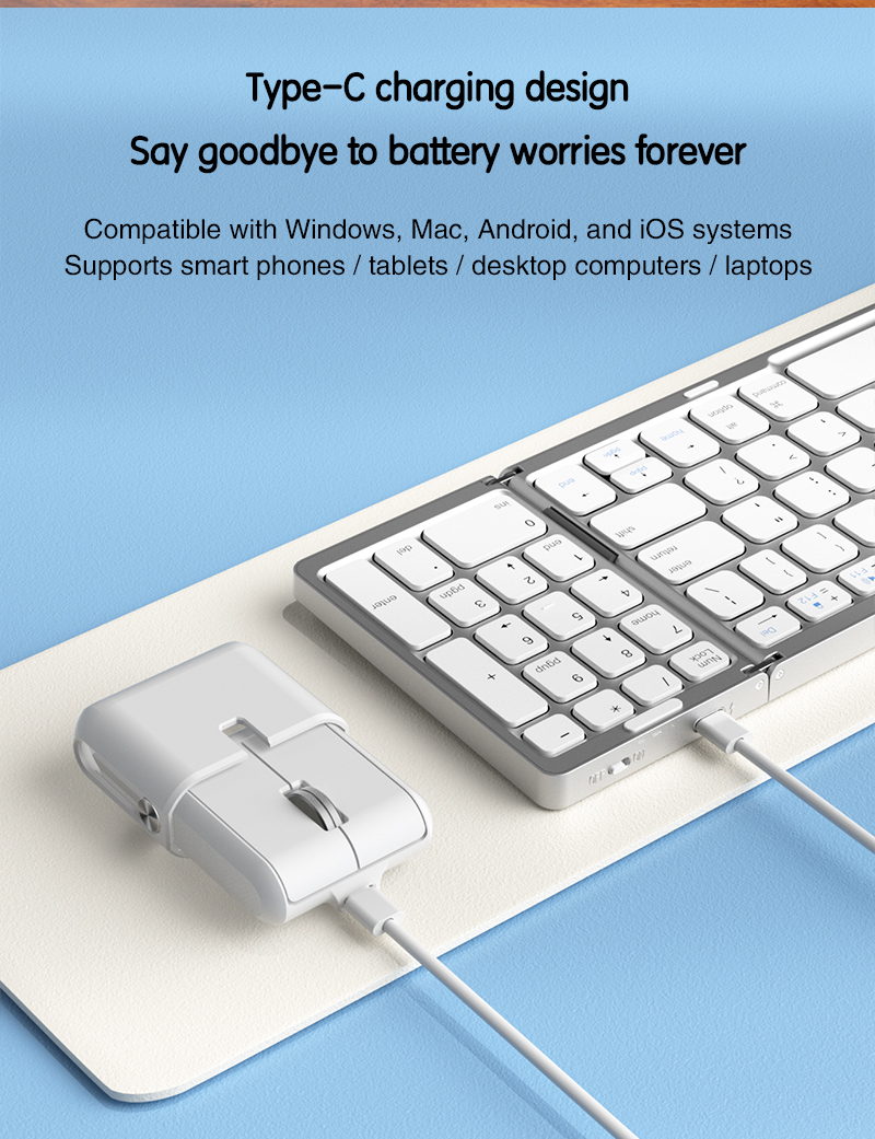XTSTAR K029+4028 Foldable Keyboard & Mouse Combo - product detail 04